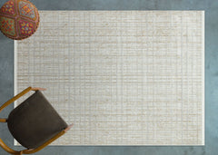 Halınet Pomona Krem Geometrik Polyester Makine Halısı