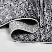 Siyah Modern Akrilik Makine Halısı