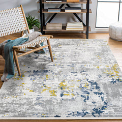 Amalia Gri Modern Akrilik Makine Halısı