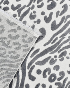 Sterling Gri Geometrik Polyester Makine Halısı