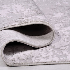 Gri Modern Akrilik Makine Halısı