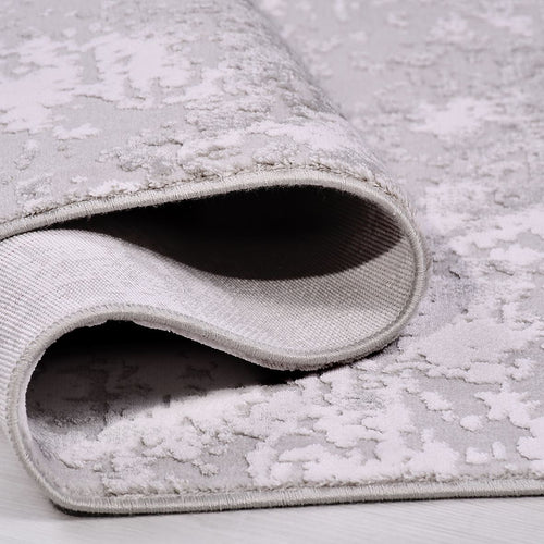 Gri Modern Akrilik Makine Halısı