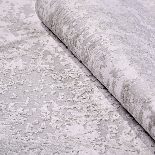 Gri Modern Akrilik Makine Halısı