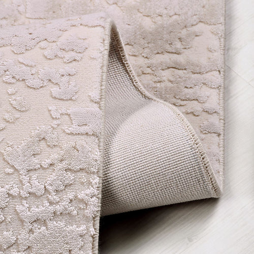 Bej Modern Akrilik Makine Halısı