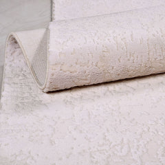 Bej Modern Akrilik Makine Halısı