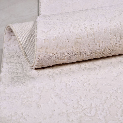 Bej Modern Akrilik Makine Halısı