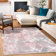 Leila Pembe Modern Bambu Akrilik Makine Halısı