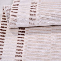 Bej Modern Akrilik Makine Halısı