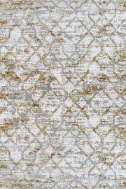 Gold Bohem Geometrik Halı - Yıkanabilir - Kaymaz Taban - Pati Dostu