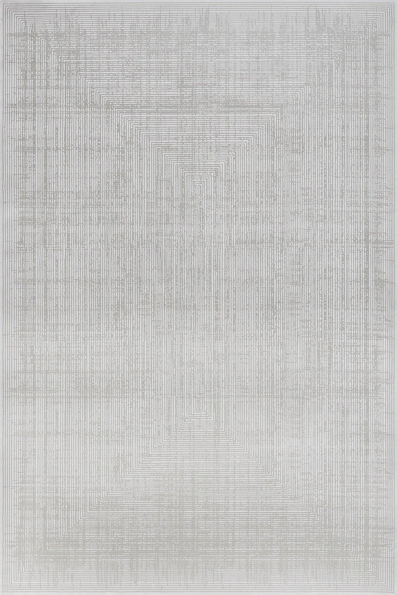 Gri Dokulu Minimalist Halı - Yıkanabilir - Kaymaz Taban - Pati Dostu