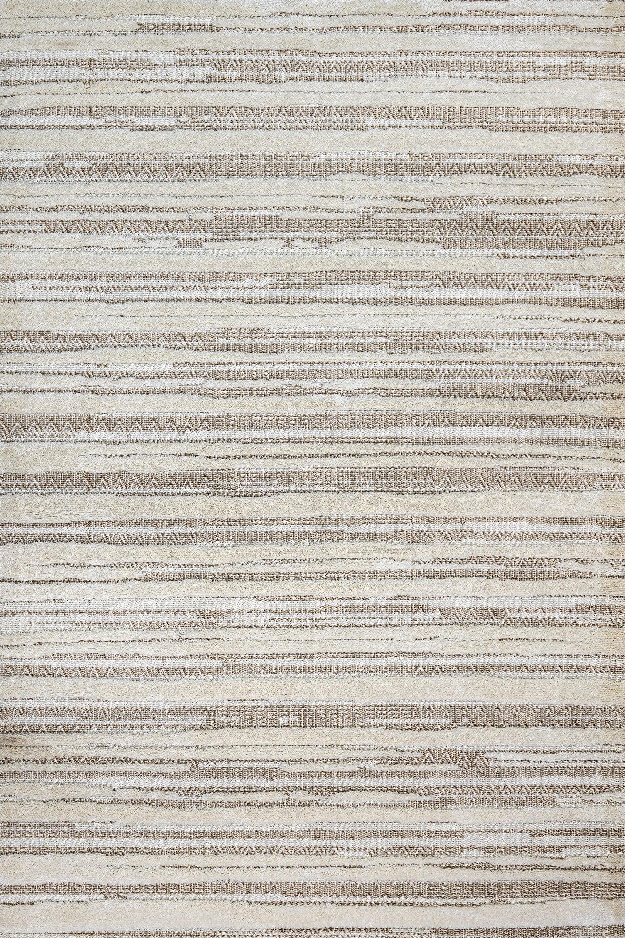 Bej Krem Minimalist Modern Halı - Yıkanabilir - Kaymaz Taban - Pati Dostu