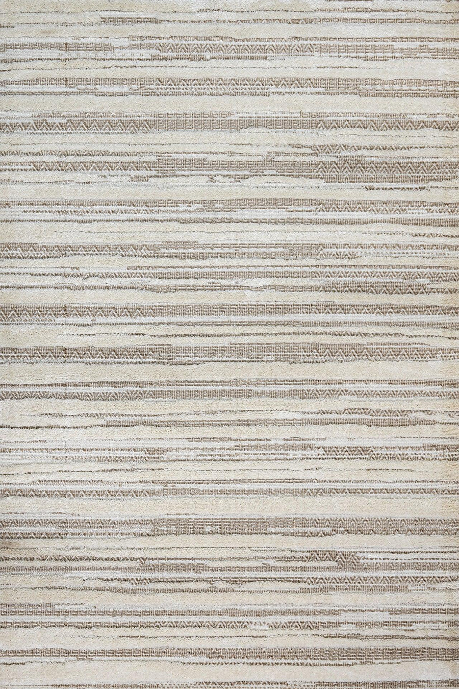 Bej Krem Minimalist Modern Halı - Yıkanabilir - Kaymaz Taban - Pati Dostu