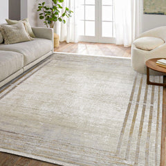 Geometrik Modern Makinede Yıkanabilir Hav Toz Vermez Kaymaz Taban Dijital Baskı Halı