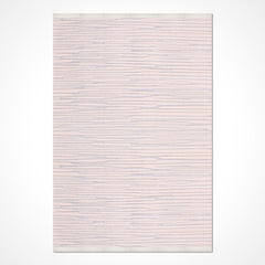 Bej Modern Mikropolyester Makine Halısı