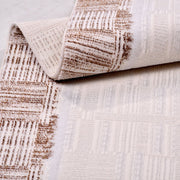 Krem Modern Mikropolyester Makine Halısı