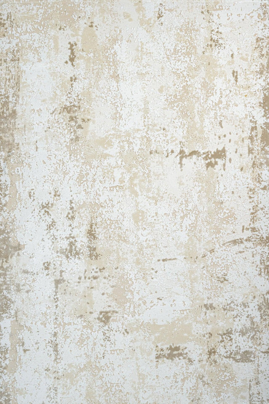 Beyaz Gri Mermer Desenli Minimalist Halı - Yıkanabilir - Kaymaz Taban - Pati Dostu