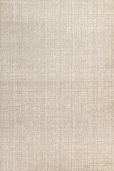 Beige Cream Modern Living Room Rug - Cotton