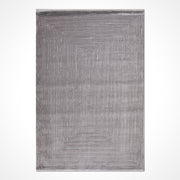 Gri Modern Viskon Makine Halısı