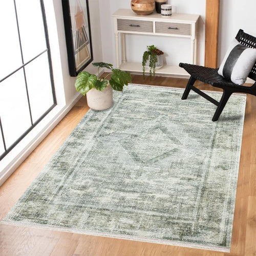 Krem Geometrik Modern Etnik Desenli Halı  | Makinada Yıkanabilir | Hav Toz Vermez | Leke Tutmayan | Kaymaz Taban | Dijital Makine Baskı | Salon Yolluk Mutfak Halısı