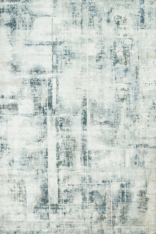 Gri Soyut Modern Etnik Desenli Halı  | Makinada Yıkanabilir | Hav Toz Vermez | Leke Tutmayan | Kaymaz Taban | Dijital Makine Baskı | Salon Yolluk Mutfak Halısı