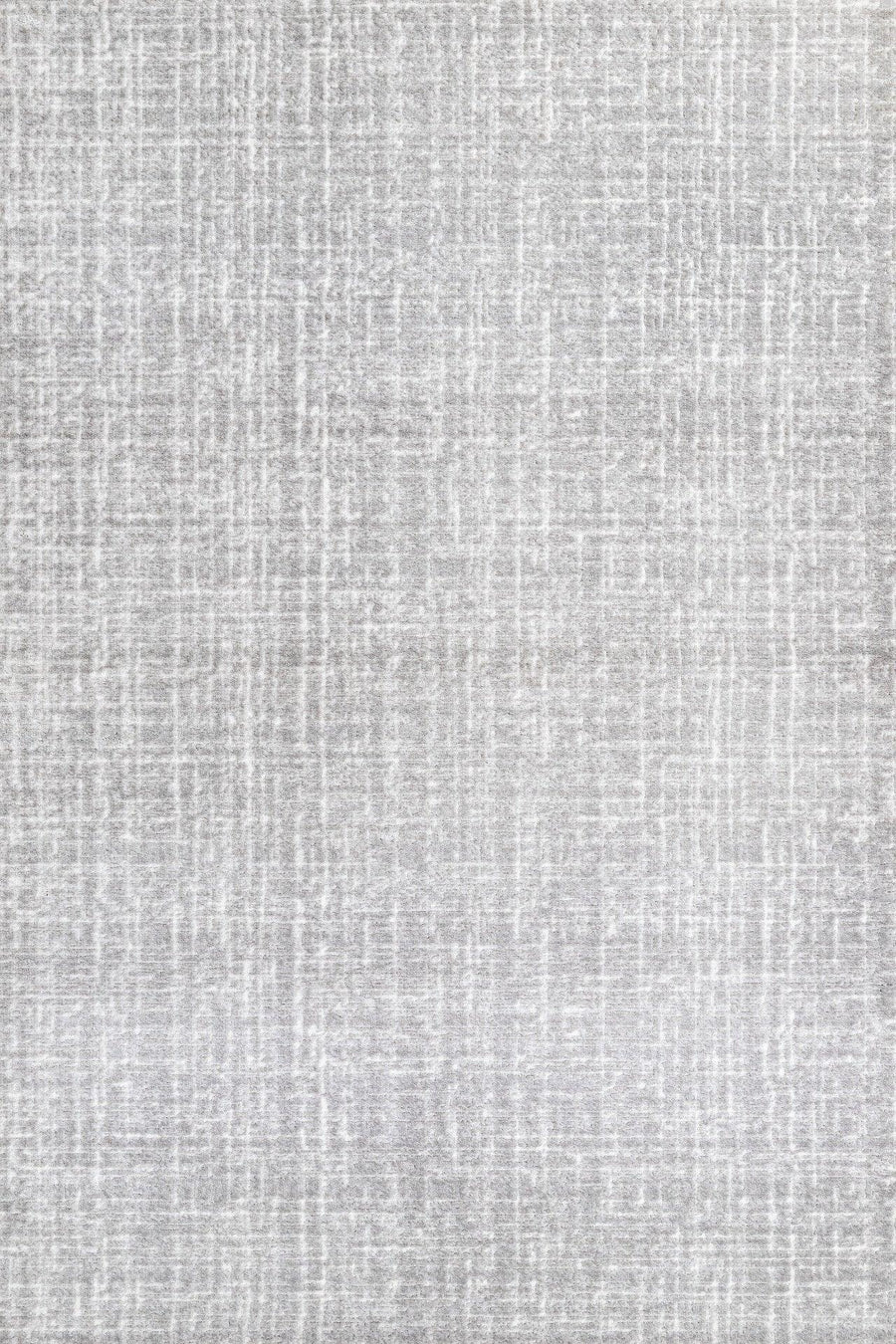 Beyaz Gri Dokulu Minimalist Halı - Yıkanabilir - Kaymaz Taban - Pati Dostu