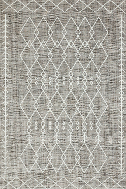 Kahve Etnik Modern Etnik Desenli Halı  | Makinada Yıkanabilir | Hav Toz Vermez | Leke Tutmayan | Kaymaz Taban | Dijital Makine Baskı | Salon Yolluk Mutfak Halısı