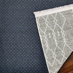 Kahve Etnik Modern Etnik Desenli Halı  | Makinada Yıkanabilir | Hav Toz Vermez | Leke Tutmayan | Kaymaz Taban | Dijital Makine Baskı | Salon Yolluk Mutfak Halısı