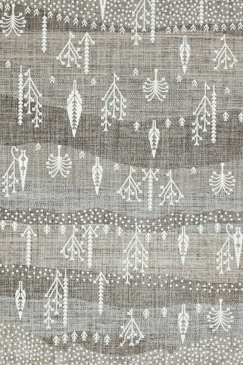 Kahve Etnik Modern Etnik Desenli Halı  | Makinada Yıkanabilir | Hav Toz Vermez | Leke Tutmayan | Kaymaz Taban | Dijital Makine Baskı | Salon Yolluk Mutfak Halısı