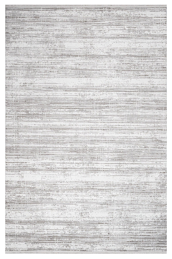 Gri Minimalist Modern Triko Halı - Pati Dostu - Toz Vermez