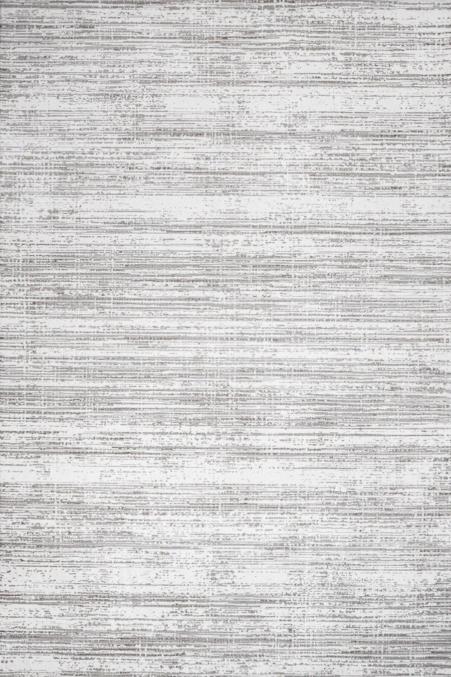 Beyaz Gri Düz Minimalist Halı - Yıkanabilir - Kaymaz Taban - Pati Dostu