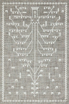 Kahve Etnik Modern Etnik Desenli Halı  | Makinada Yıkanabilir | Hav Toz Vermez | Leke Tutmayan | Kaymaz Taban | Dijital Makine Baskı | Salon Yolluk Mutfak Halısı