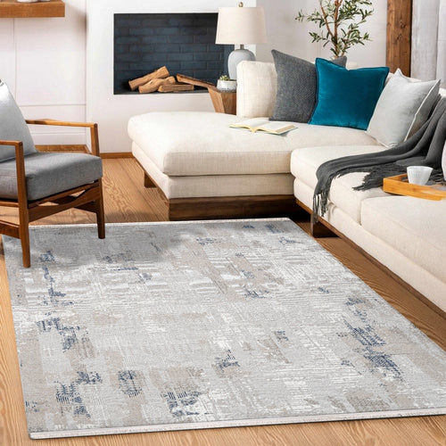 Miranda Bej Modern Polyester Makine Halısı