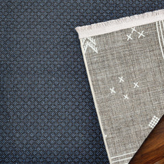 Kahve Etnik Modern Etnik Desenli Halı  | Makinada Yıkanabilir | Hav Toz Vermez | Leke Tutmayan | Kaymaz Taban | Dijital Makine Baskı | Salon Yolluk Mutfak Halısı