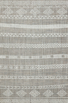 Kahve Etnik Modern Etnik Desenli Halı  | Makinada Yıkanabilir | Hav Toz Vermez | Leke Tutmayan | Kaymaz Taban | Dijital Makine Baskı | Salon Yolluk Mutfak Halısı