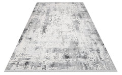 Maya Gray Modern Polyester Machine Made Rug