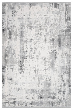 Maya Gray Modern Polyester Machine Made Rug