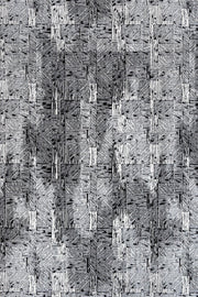 Antrasit Gri Minimalist Modern Halı - Yıkanabilir - Kaymaz Taban - Pati Dostu