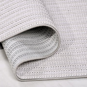 Krem Modern Polyester Makine Halısı