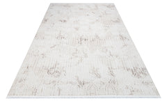 Ivanna White Modern Polyester Machine Made Rug