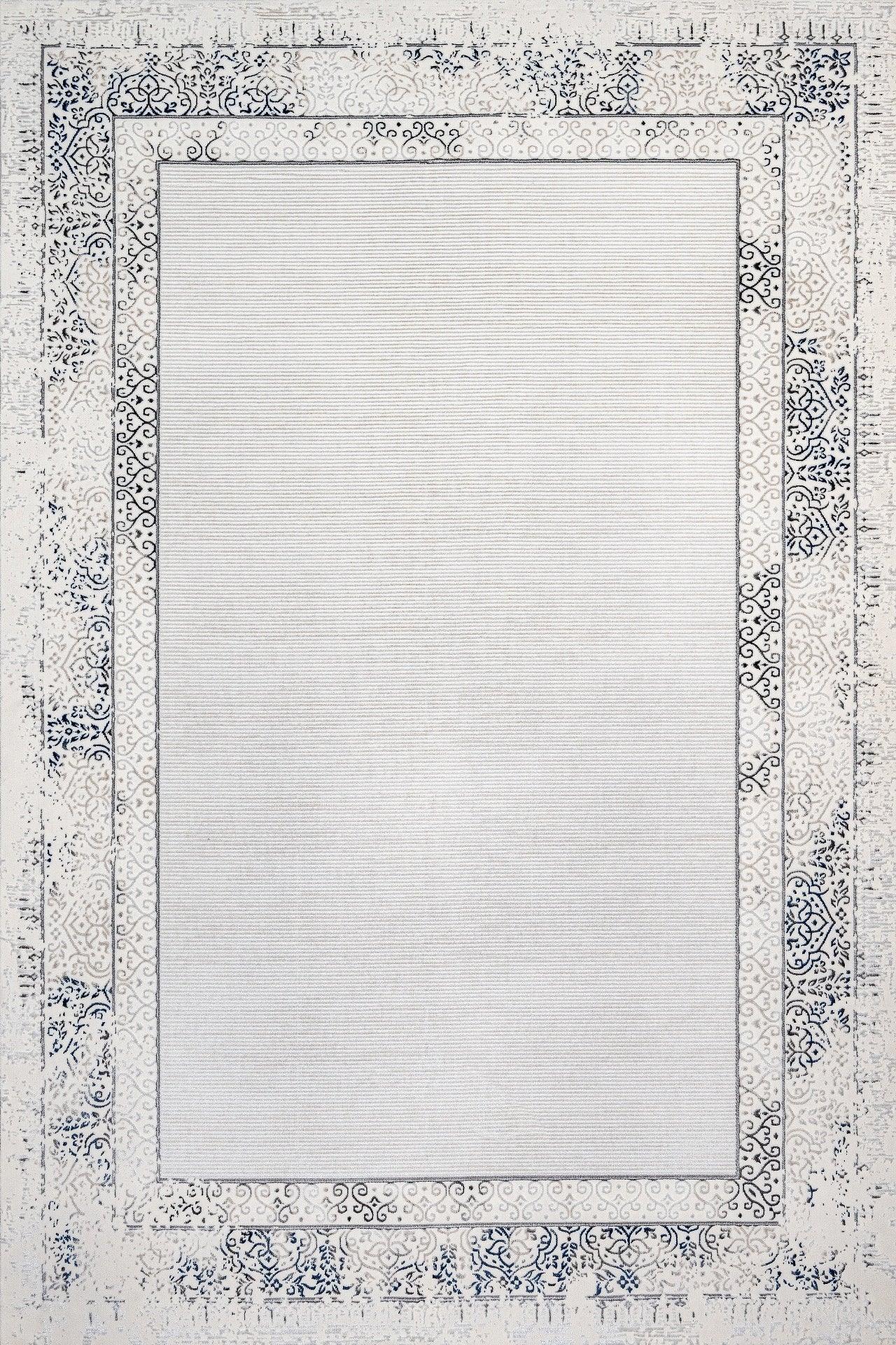 Bordürlü Modern Halı - Yıkanabilir - Kaymaz Taban - Pati Dostu