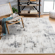 Dallas Gri Modern Polyester Makine Halısı