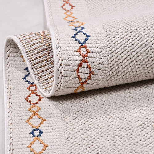 Bej Modern Polyester Makine Halısı