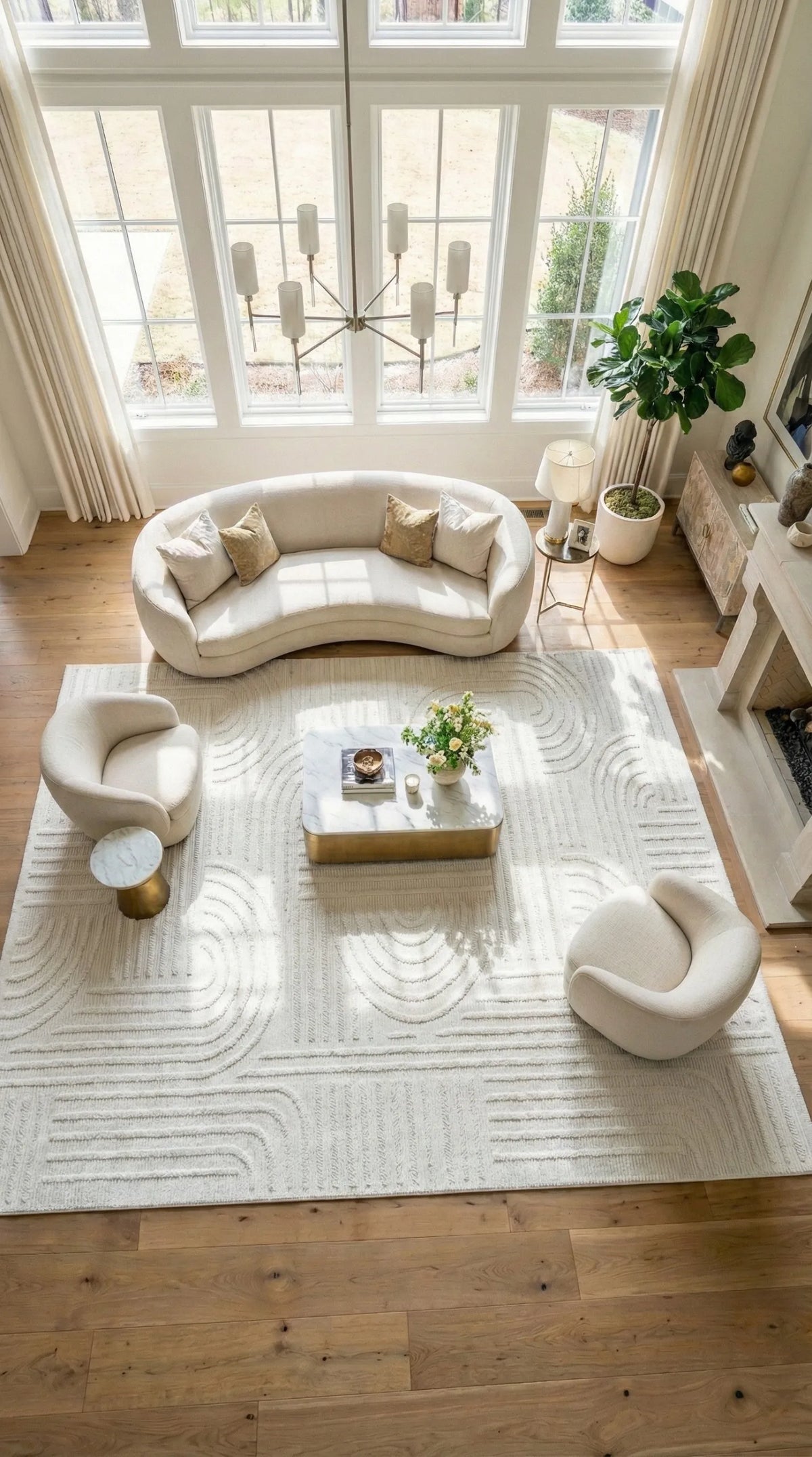Savel Kırmızı Beyaz Geometrik Desenli Modern Makine Halısı – kenar detayı