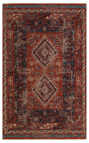 Ludor Multy Renkli Etnik Desenli Yıkanabilir Kilim