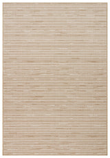Vinali Beige Brauner Gestreifter Moderner Teppich