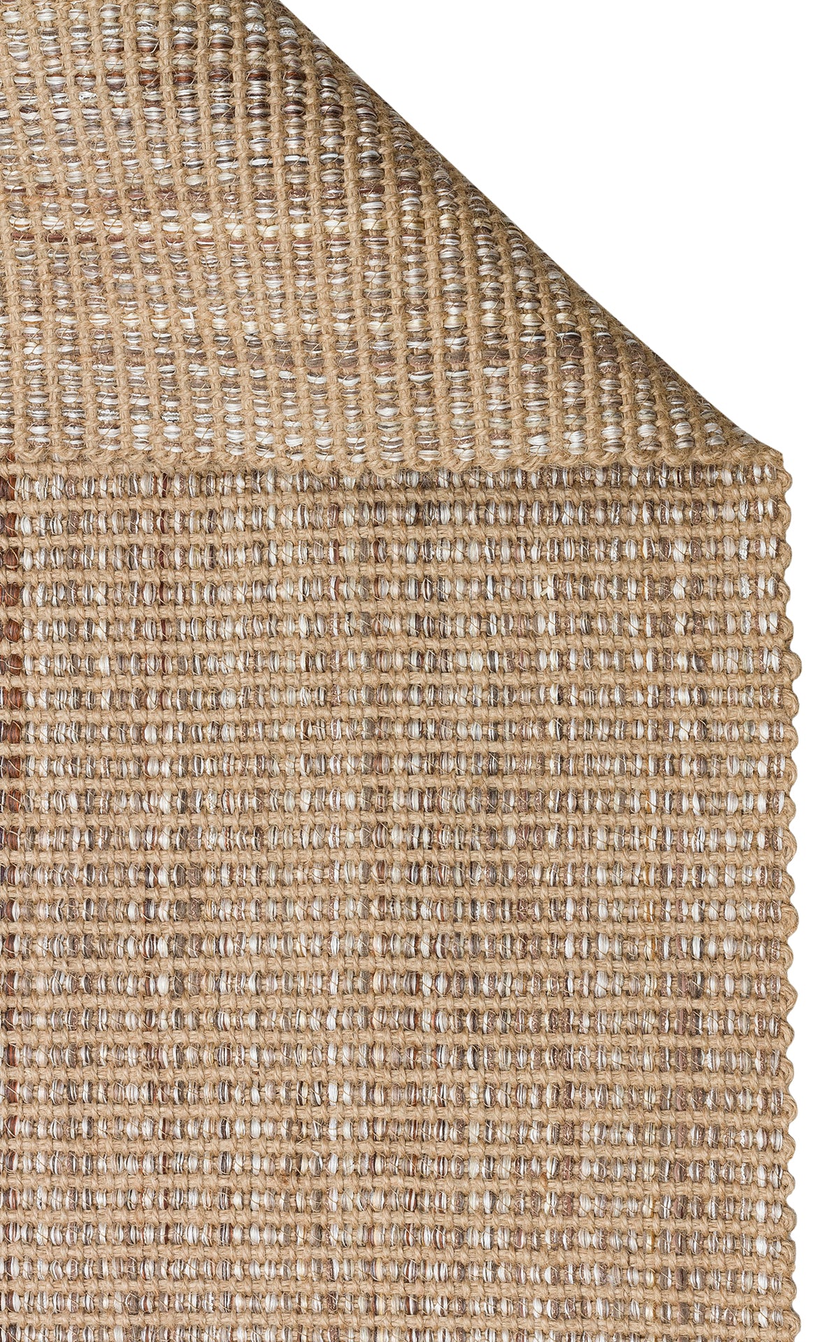 Kovra Bej Kahverengi Düz Dokulu Modern Kilim – genel görünüm