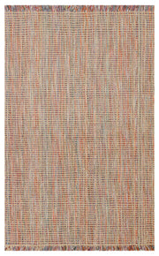 Kovra Bej Çok Renkli Kareli Dama Modern Jüt Kilim