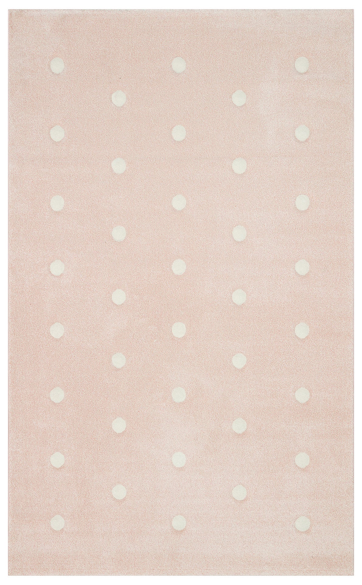 Nolono Pembe Beyaz Modern Geometrik Polipropilen Halı