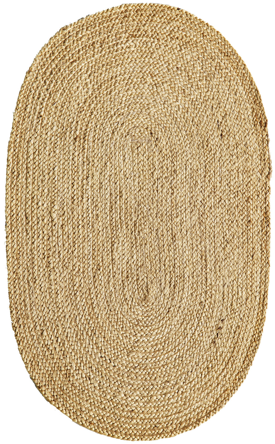 Dunexa Naturel Oval Örgülü Jüt Halı