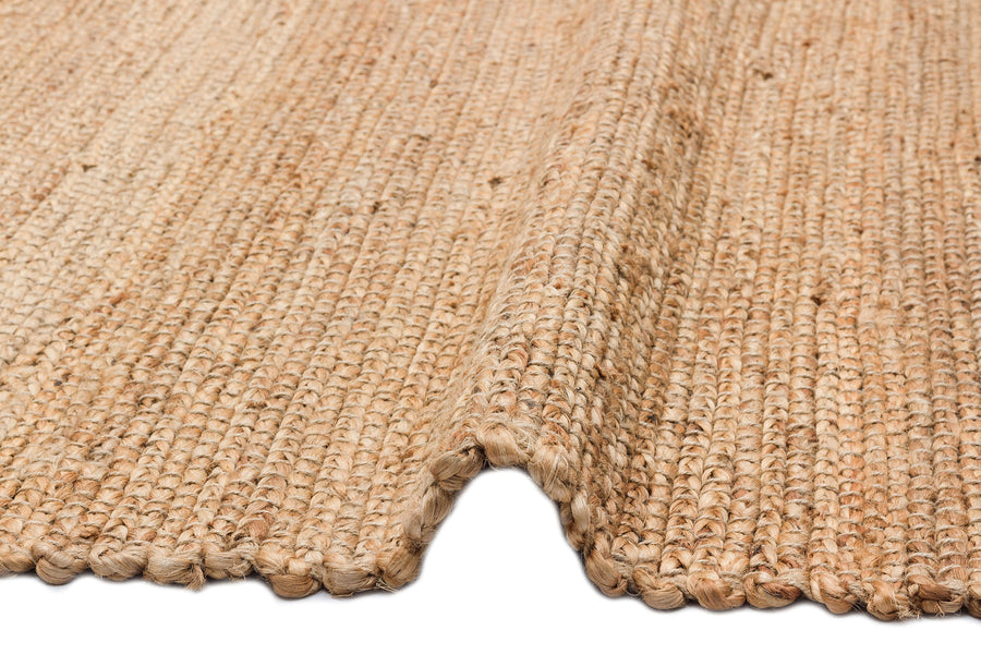 Kelvio Naturel Düz Jüt Halı